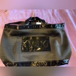 Victoria Secret’s VSX Black Mesh Tote with Logo